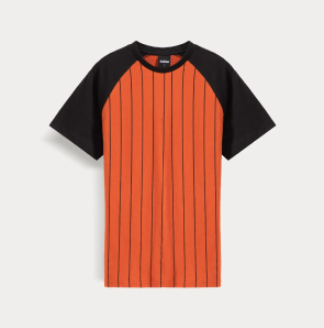 T-shirt Striped Sleeve